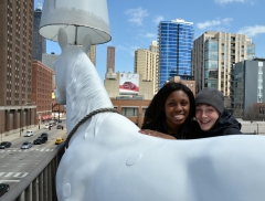 Global Classrooms Students Dig Our Giant Rooftop Horse Lamp